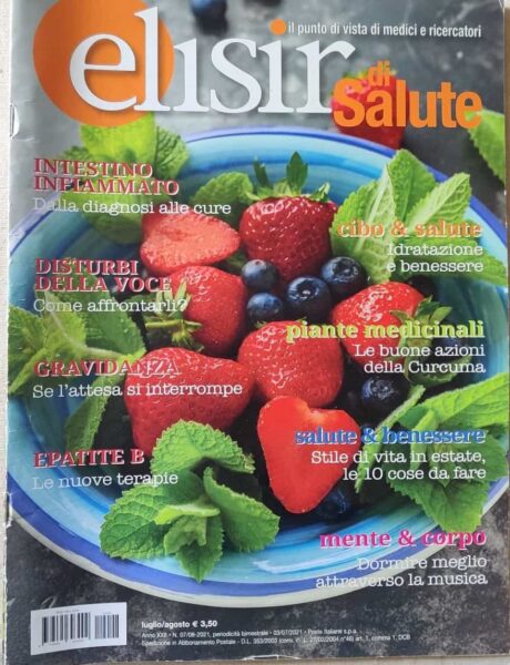 copertina elisir di salute n°07/08-2021