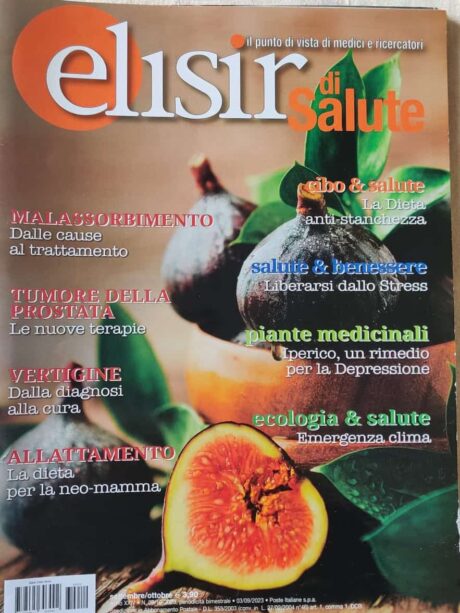 copertina elisir di salute 09/10 del 2023